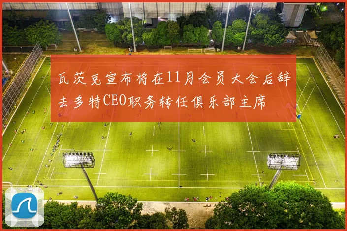 瓦茨克宣布将在11月会员大会后辞去多特CEO职务转任俱乐部主席